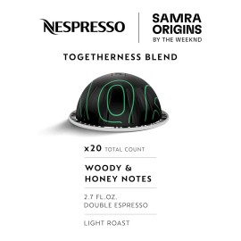 NESPRESSO Vertuo Samra Origins by THE WEEKND Togetherness 2 sleeves *BB 06/2026*