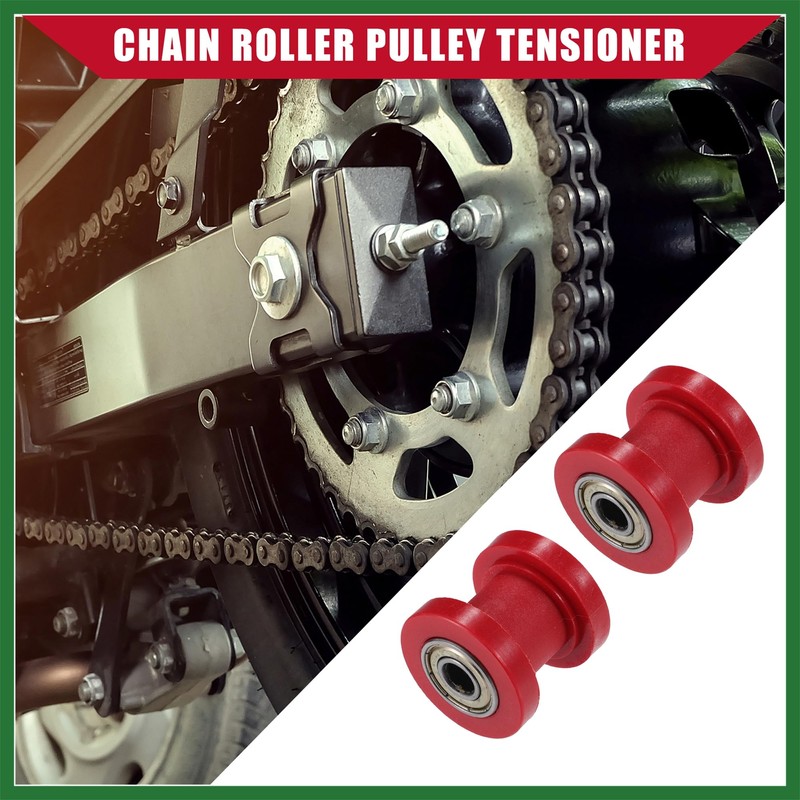 Motoforti Chain Roller Pulley Tensioner/for Motorcycle ATV 8mm 2 Set