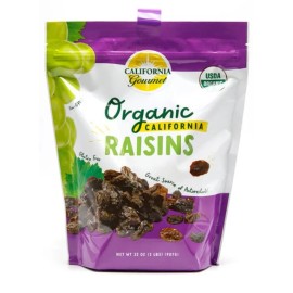 California Gourmet 2 Packs California Gourmet Organic Raisins 32 oz Each Pack, Total 4 lbs