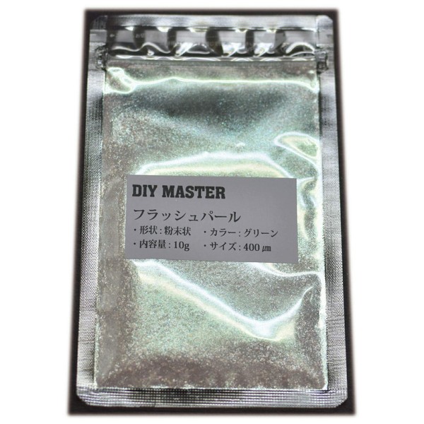 DIY MASTER Flash Pearl Green 10g (Very Coarse, Dry)