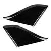 MSIZOY Side Window Louvers Shade Trim Cover Compatible with for