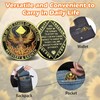 Leafence Phoenix Recovery Coin with Serenity Prayer Commemorative Addiction Recovery