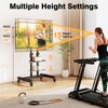 TAVR Furniture Mobile TV Stand Rolling TV Cart Floor Stand