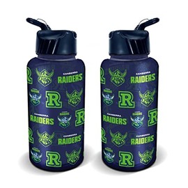 Canberra Raiders NRL Rugby League Flip Drink Water Bottle 1L