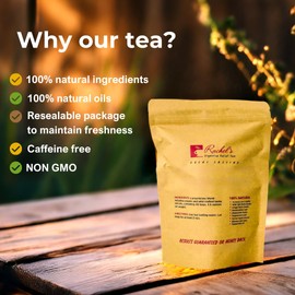 Rachelstea Turmeric, Wild Yam, Ginger, Marshmallow, Chamomile, Peppermint, Fennel, Slippery Elm: 30 Bags, 60 Cups Peppermint Gels: 90 Enteric Coated softgels with Ginger and Fennel Oil