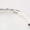 cmy select 925 silver bangle native bracelet thin sun arabesque