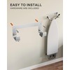MUSVOH 2PC Ironing Board Hanger Wall Mount Stainless Steel, Y