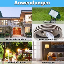 Luxvista Luxvista R7S Halogenlampe 300W 118mm Dimmbar Warmwei? 2800K Halogen Leuchtmittel, J118 Halogen Lineares Licht AC 220V-240V 5900LM Flutlicht fr Landschaftsbeleuchtung Halogenstab lampe(5 Stck)