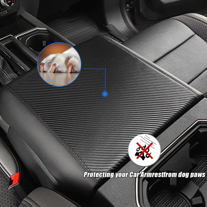 XYHGM Car Center Console Armrest Cover for Toyota Tacoma 2016