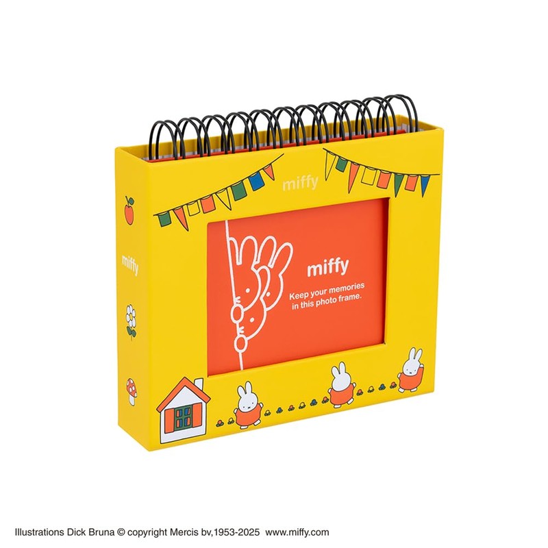 Nakabayashi Photo Trunk Frame Case L Bruna Miffy Yellow A-FTPC-208-1