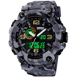 Gosasa Men's Watches Multi Function Military S-Shock Sports Watch LED Digital Waterproof Alarm Watches