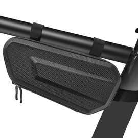 CHANJIF Frame Bag, Bicycle, Large Capacity, Road Bike Supplies, Waterproof Bag, Practical, Easy Installation, Compact, Lightweight, Small Items, Storage, Abrasion Resistant, Easy Installation, Super