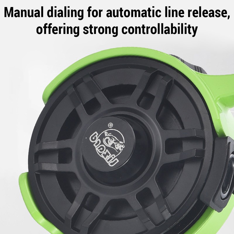 Plastic Wire Cup Ice Fishing Reel Raft Fishing Wheel Front