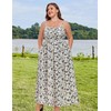 Hanna Nikole Plus Size Black Maxi Dress Sleeveless A Line