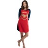 INTIMO Wonder Woman Circle Logo Raglan Night Gown