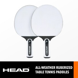 Rubberized Outdoor TT Paddles 2 Pk & Balls