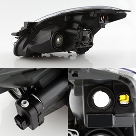 AKKON - For 10-12 Altima 4 Doors Sedan Halogen Type Headlights Front Lamps Direct Replacement Left + Right Pair