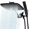 G-Promise All Metal 12 Inch Dual Square Shower Head with