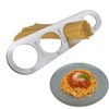 Lmyzcbzl 4-Holes Stainless Steel Spaghetti Measurer, Spaghetti Measuring Ruler, Stainless