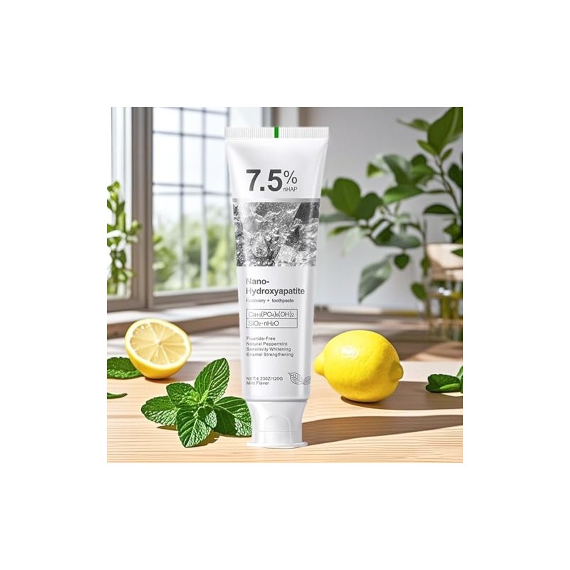 Hydroxyapatite Toothpaste for Enamel Protection - Gentle Mint