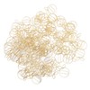 100Pcs Gold Paper Clips Cute Shape Stainless Steel Multifunction Metal