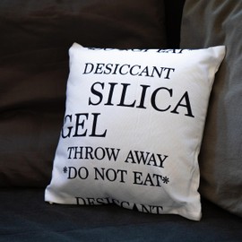 getDigital Silica Gel Decorative Cushion - 1 Cushion for Living Room, Bedroom and Office, Cushion Cover with Filling for Science Geeks & Nerds - 35 x 35 cm, 100% Polyester, White
