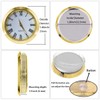 HILLHOME Mini Clock Insert 1-1/2 Inch (37 mm) Round Quartz