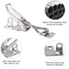 EXLECO 4 Pieces Stainless Steel Toggle Lock Set Lockable Toggle