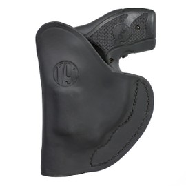 1791 Gunleather 38 Special Holster for J Frame and Snub Nose Revolvers, Tuckable IWB Leather Revolver Holster fit Taurus 856, Ruger LCR, S&W Bodyguard, 637, 638, 642 airweight
