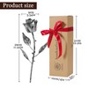VGYGLS Handcrafted Metal Rose, Iron Gift for 8th Anniversary for