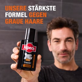 Alpecin Grey Attack MAX Caffeine & Colour Shampoo - 1 x 200 ml - Gradually Darker and Stronger Hair | Extra Strong Colour Performance | Hereditary Hair Loss is Prevented