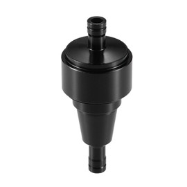 A ABSOPRO Universal Gas Inline Fuel Filter 6mm OD Gasoline Filter for Small Engines Bike ATV UTV Motorbike Black