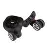 Akozon Luggage Trolley Ruote 8 cm Bagaglio 2PZ PVC Rotella