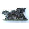 China Green Jade Dragon Carving decoration collection lucky home office