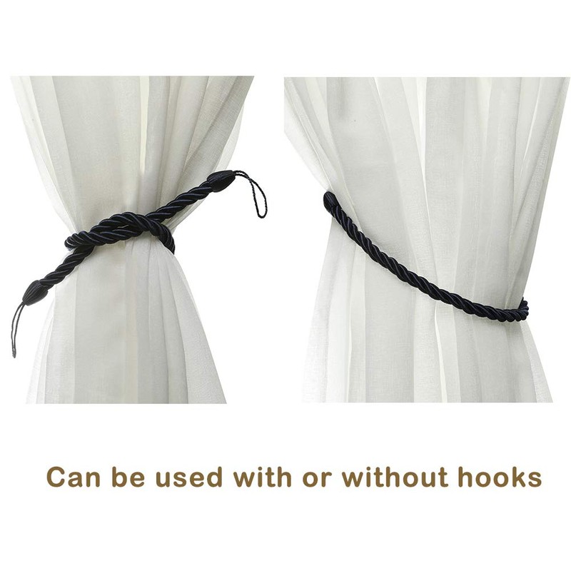 BEL AVENIR Curtain Ropes Tiebacks Tie-Backs Curtain Handmade Holdbacks with