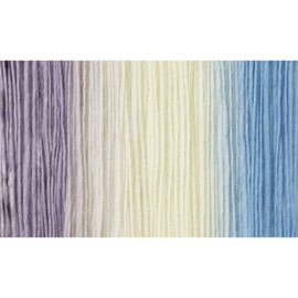 Pretty Jolly 3 Skeins Rainbow Wool Yarn - Soft Gradient, Self-Striping, Multi Color for Crochet & Knitting - Single Ply, 26#