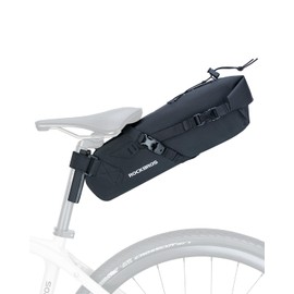 ROCKBROS Bikepacking Bag Bike Saddle Bag Large Capacity Bikepacking Seat Bag Waterproof Bike Seat Bag Max 3L