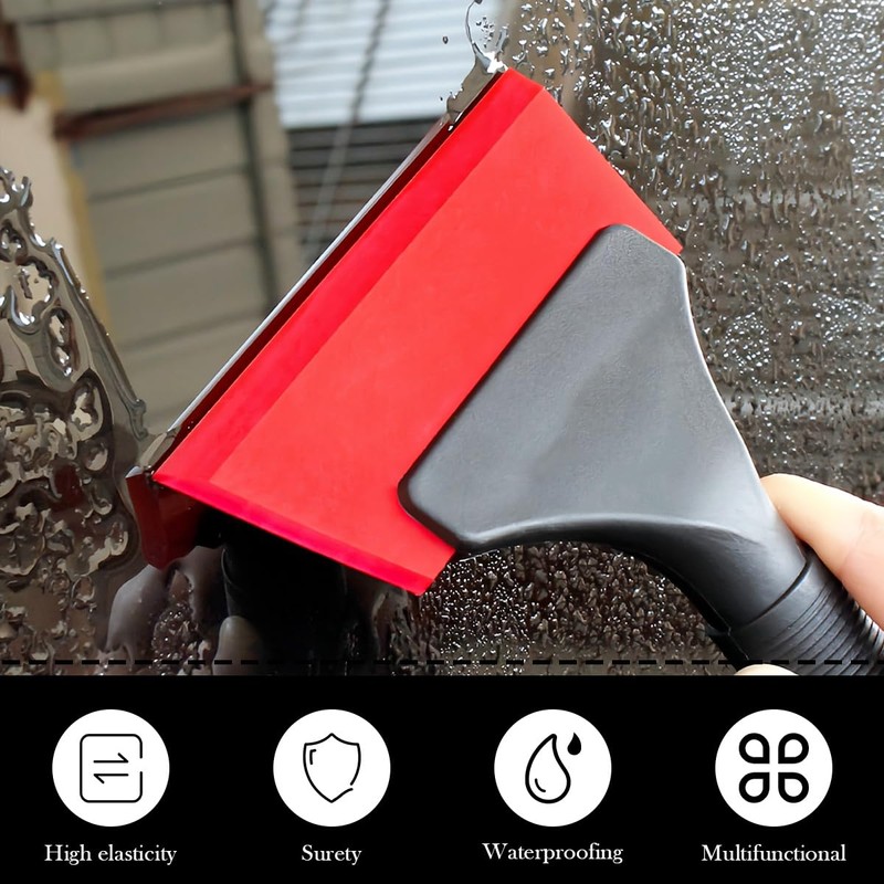 6Pcs Small Squeegee Silicone Window Tint Squeegee Mini Squeegee with