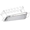 Chicken Leg Grill Rack with Drip Pan Stainless Steel Roaster