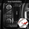 HTHE Carbon Fiber Center Console Dashboard Side Air Vent Panel