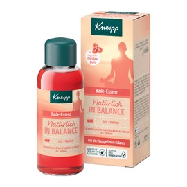 Kneipp Bath Essence Natural in Balance, Bath Oil with Natural Organic Extract of the Medicinal Plant Rhodiola Rosea for Stimulating and Stress Reducing Effect, 100 ml
