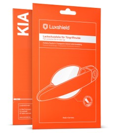 Luxshield Car Door Handle Protection Film for recessed grips for Kia Niro 2 (II) SG2 I 2022-2025 - Anti-Scratch Foil - Clear Paint Protection Film