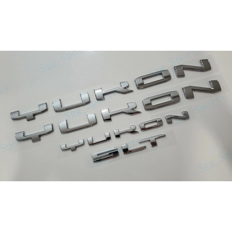 GMC 4PCS GMC 2021-2023 Yukon Yukon XL Doors Rear Chrome
