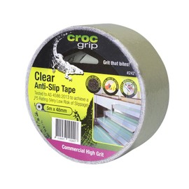 CROC grip 830880 Commercial High Grit Clear Anti-Slip Tape - 48mm x 5m