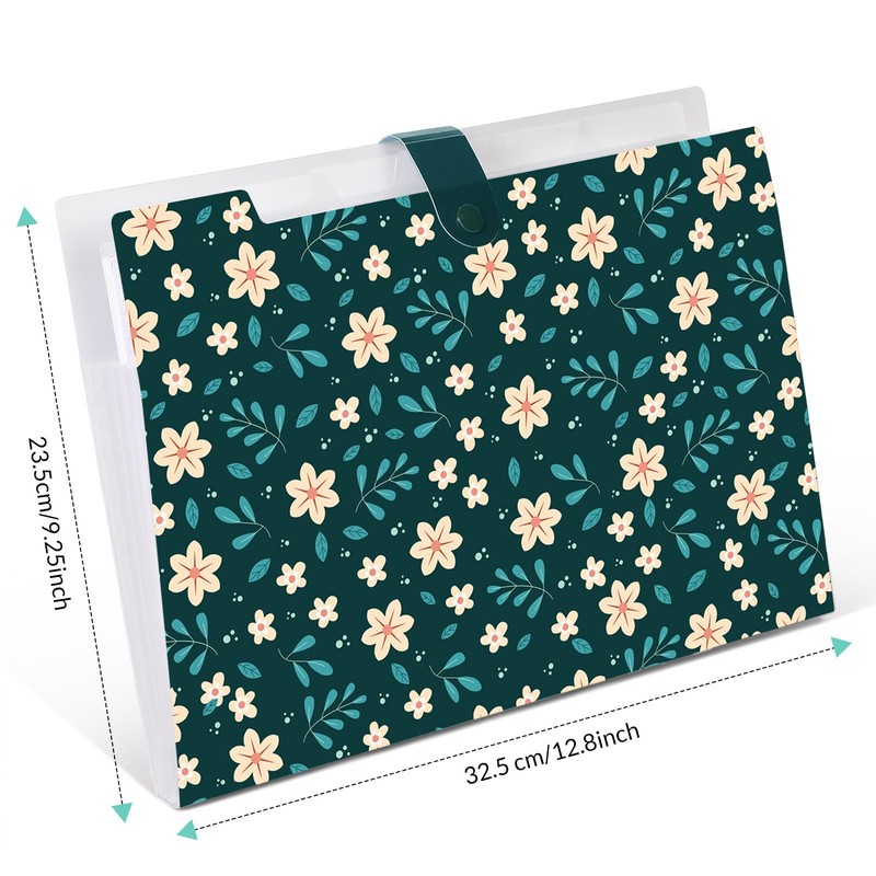 KONVINIT Document Folder A4 - Expanding File Document Organiser with