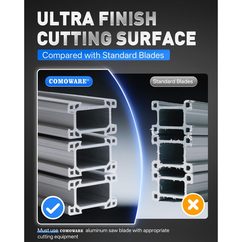 COMOWARE 12“ Circular Saw Blade, 100T TCG Metal Cutting Blade,