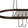 Sorbus Pot and Pan Rack for Ceiling 31" with 10