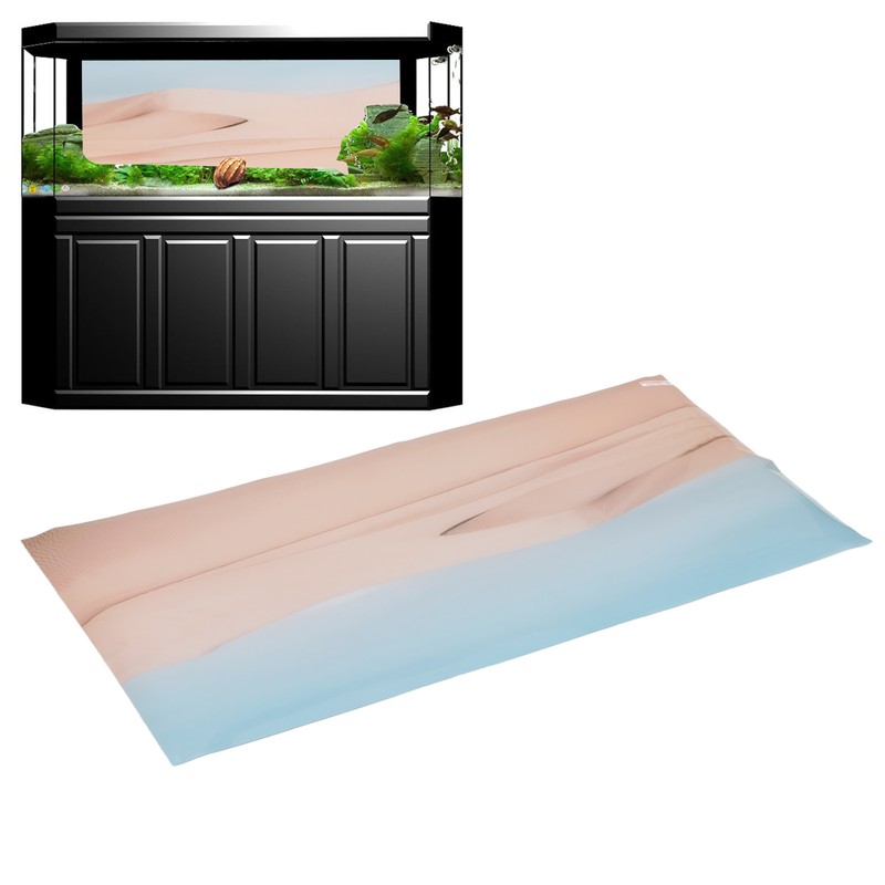 Fish Tank Background Picture PVC Self Adhesive 3D Effect Aquarium