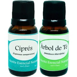 Cipres Y Arbol De Te Aceite Esencial 2 Fco 15ml Aromaterapia