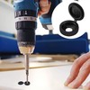 100 Pcs Black Screw Caps, Plastic Caps For Screws, Hinged